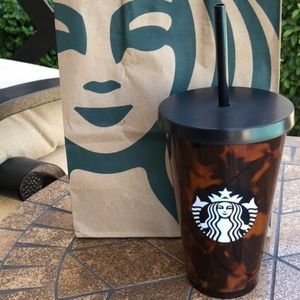 SOLD- Starbucks 2019 16oz Tortoise Shell Tumbler
